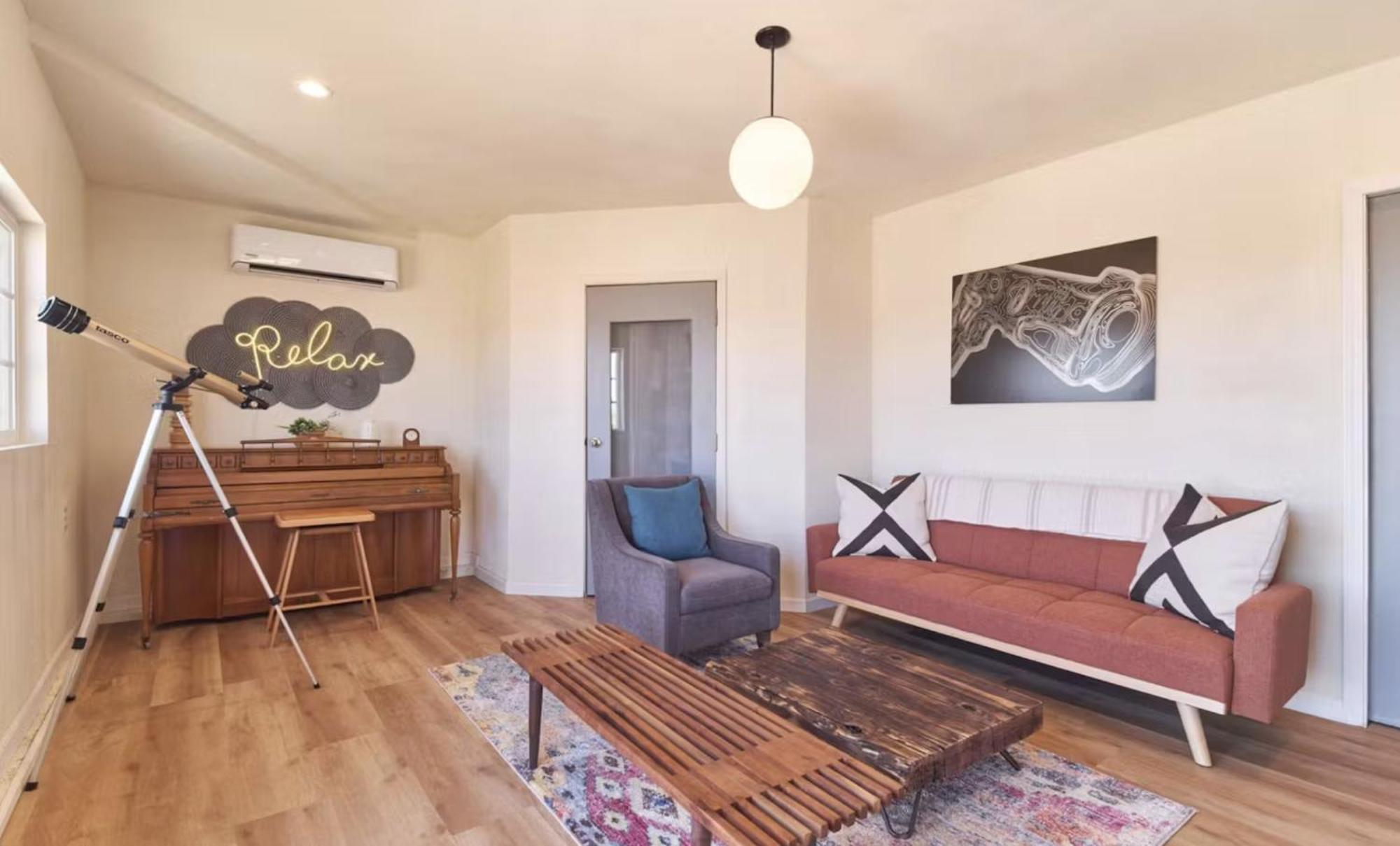 Twin Palms Desert Getaway - Jacuzzi, Fire Pit, Meditation Room & More 조슈아 트리 외부 사진