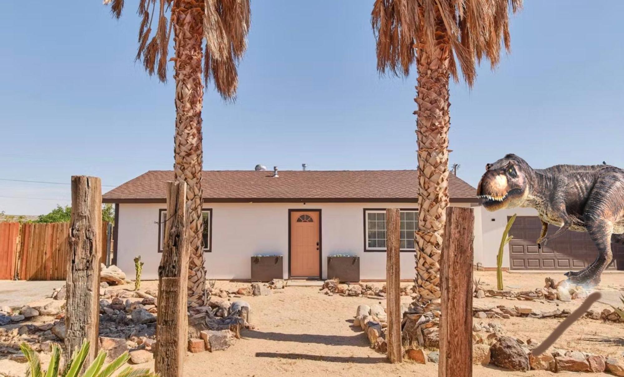 Twin Palms Desert Getaway - Jacuzzi, Fire Pit, Meditation Room & More 조슈아 트리 외부 사진